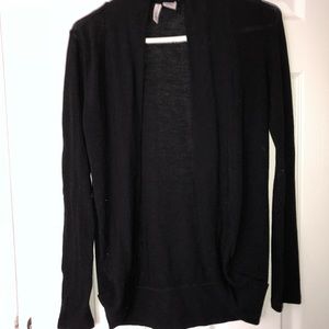 Black cardigan